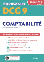 DCG 9 - Comptabilité : Manuel et Applications 2024-2025